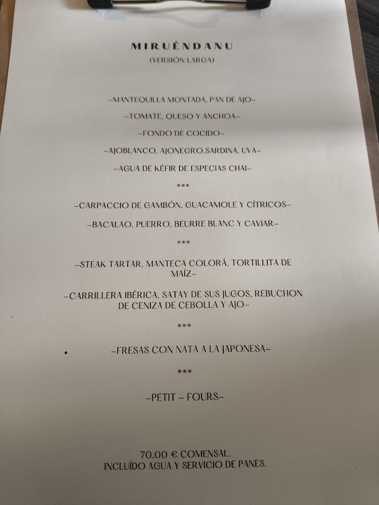 El Circulo Espacio Gastronomico — Carta