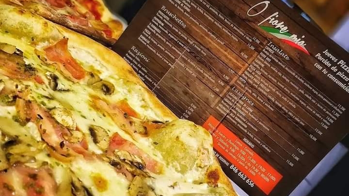 Pizzeria o fiore mio Barakaldo — Carta