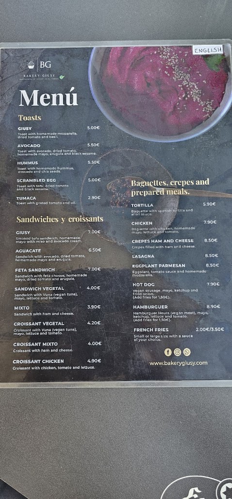 Bakery Giusy — Carta