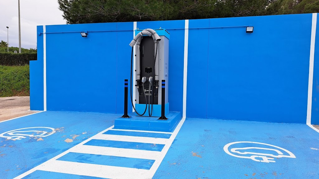 Estacion de carga de vehiculos electricos