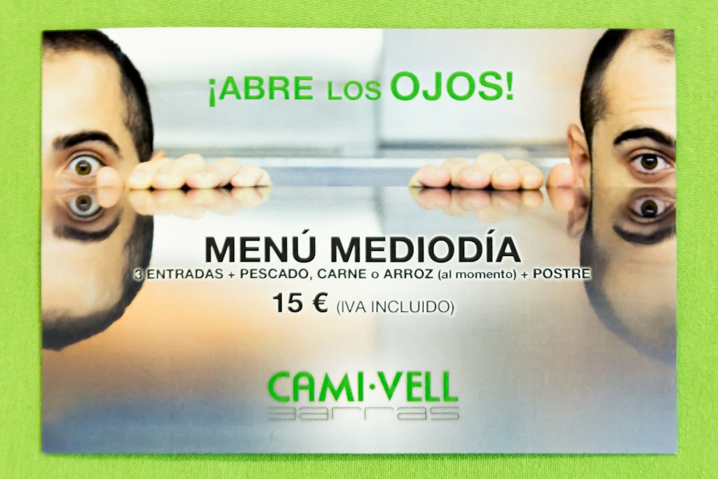 Cami Vell Restaurant — Carta