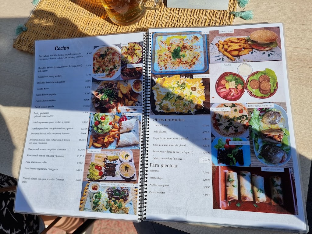 Ward coffee and tea lounge restaurant — Carta