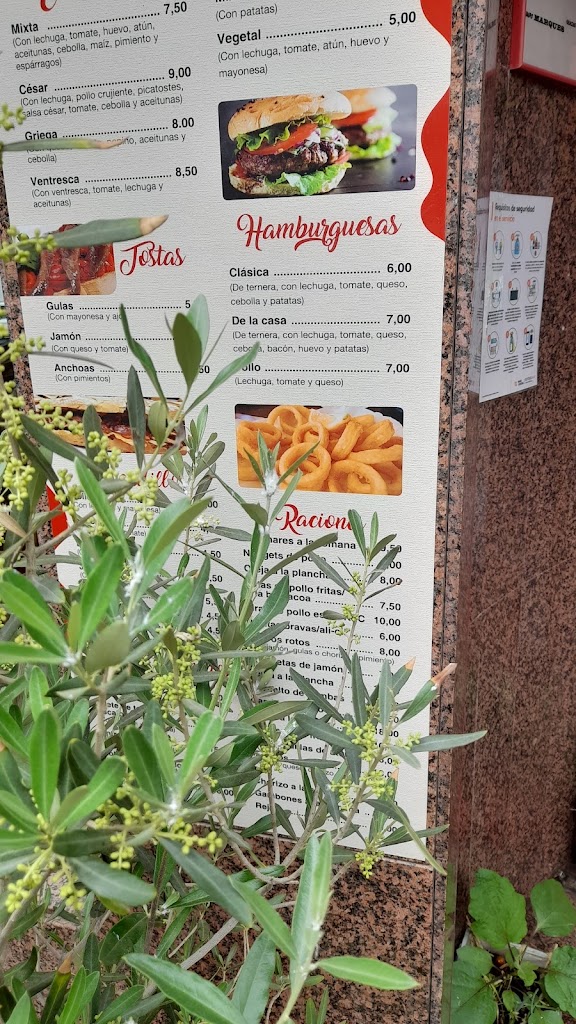 Restaurante Marques — Carta