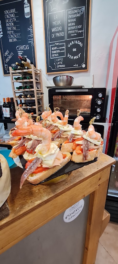 Pintxos Shop — Carta