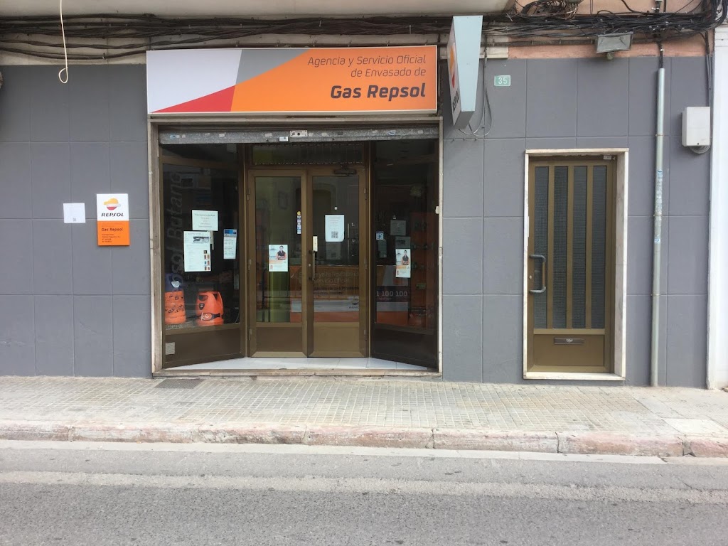 Agencia distribuidora y Servicio mantenimiento de gas butano y propano Repsol - INSTALACIONES PALMAS SAGUNTO SL
