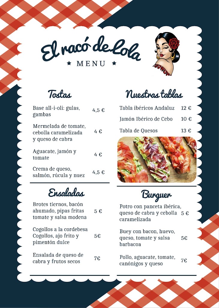 El Raco de Lola — Carta