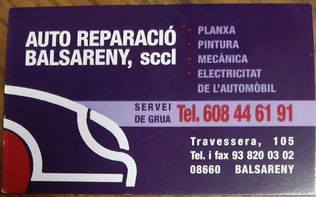 Auto-Reparacio Balsareny S.C.C.L. — Del propietario