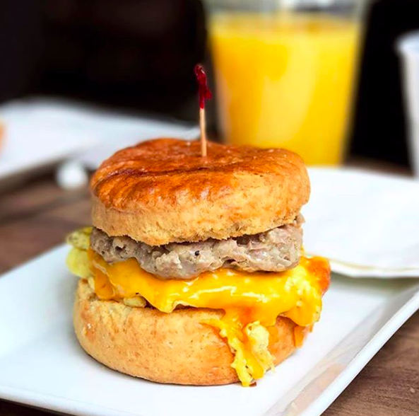 Breakfast sandwich