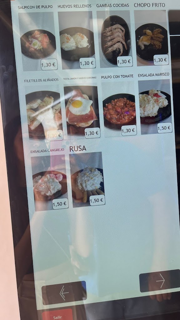 Bodegon Tapas — Carta