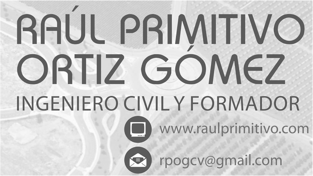 Raul Primitivo Ortiz Gomez, Ingeniero civil y formador