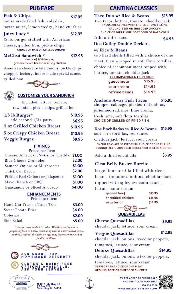  The Cleat Restaurant