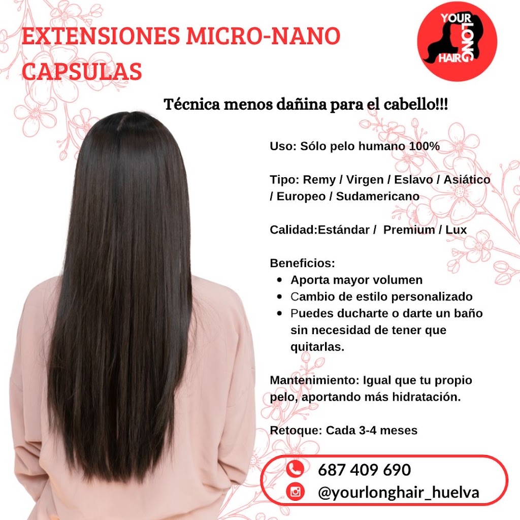 Extensiones Queratina Huelva - Your Loung Hair — Peinado