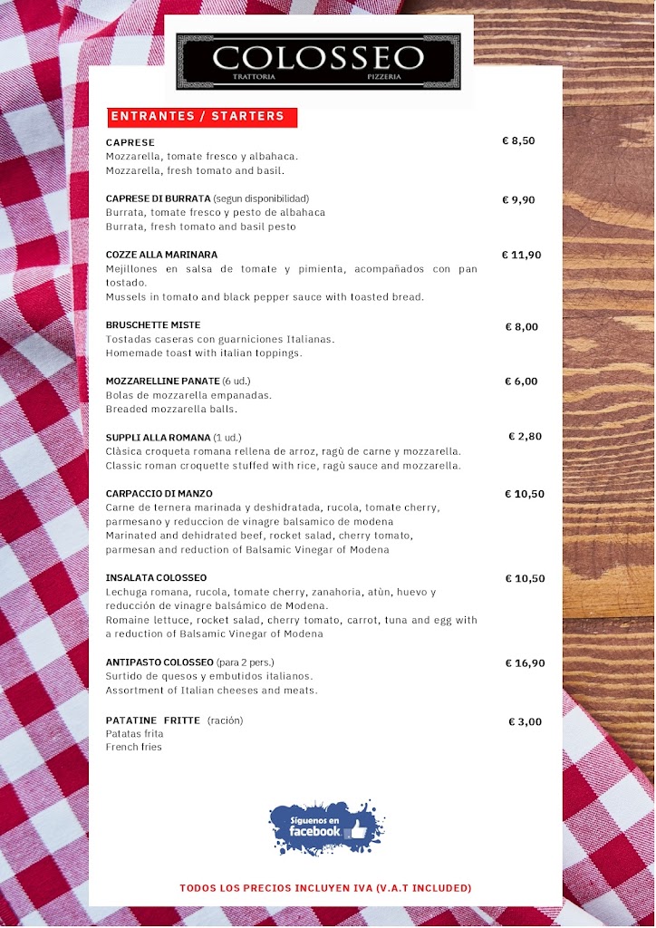 Colosseo — Carta