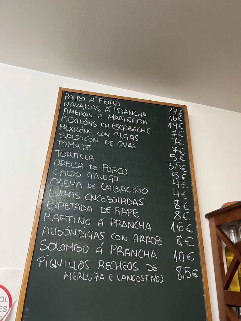 Taberna do Jefe — Carta