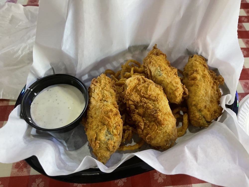 Fried green tomatoes