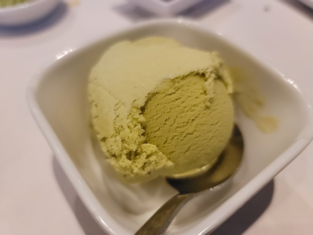 Green tea ice cream
