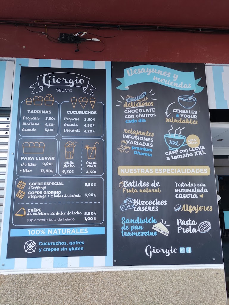 Giorgio Gelato + IL Caffe di Giorgio — Carta
