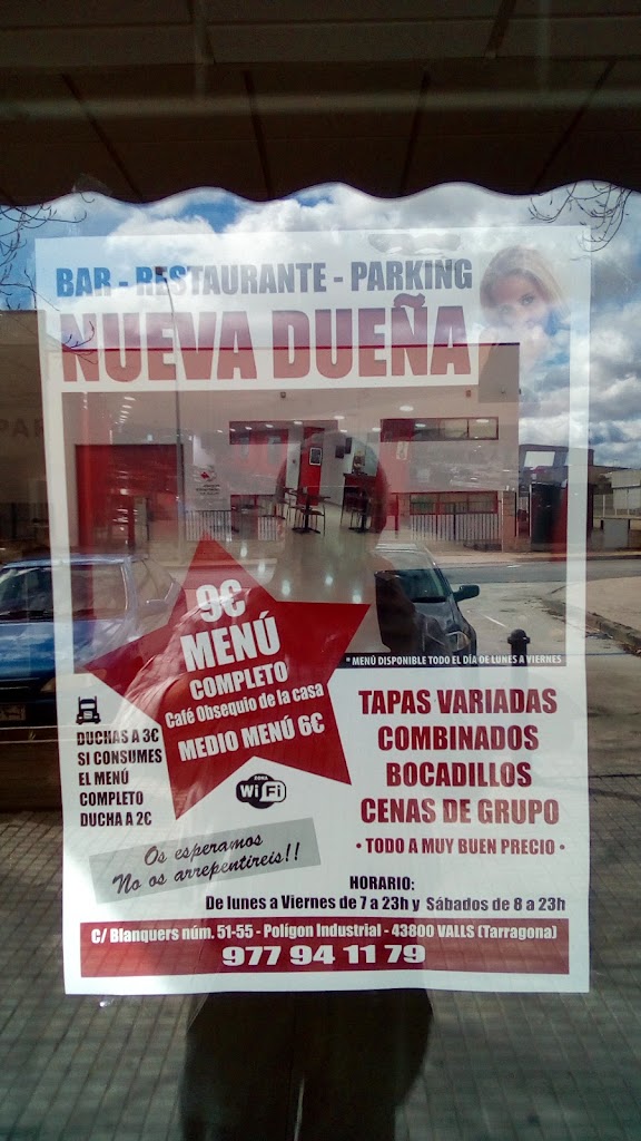 Restaurante Parking — Carta