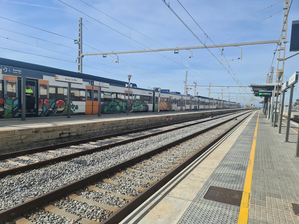 Estacio Rodalies d'Arenys de Mar (mar)