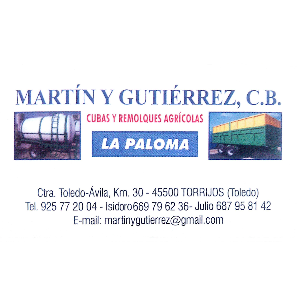Remolques la Paloma - Desguace Martin y Gutierrez C.B. — Del propietario