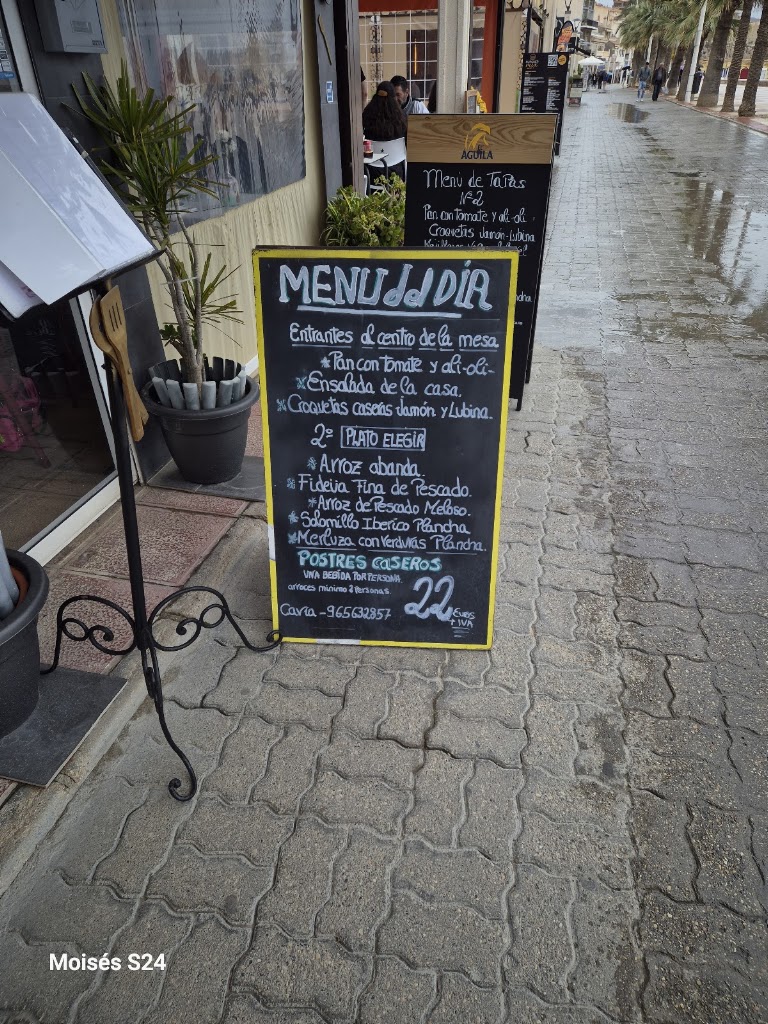 Restaurante Cavia — Carta
