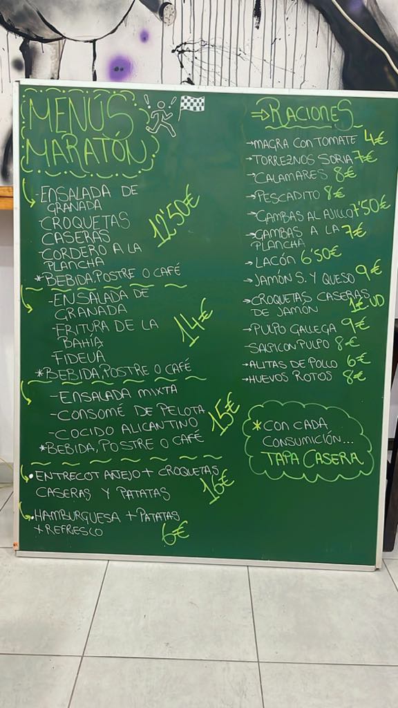 Nueva gerencia birras y tapas — Carta