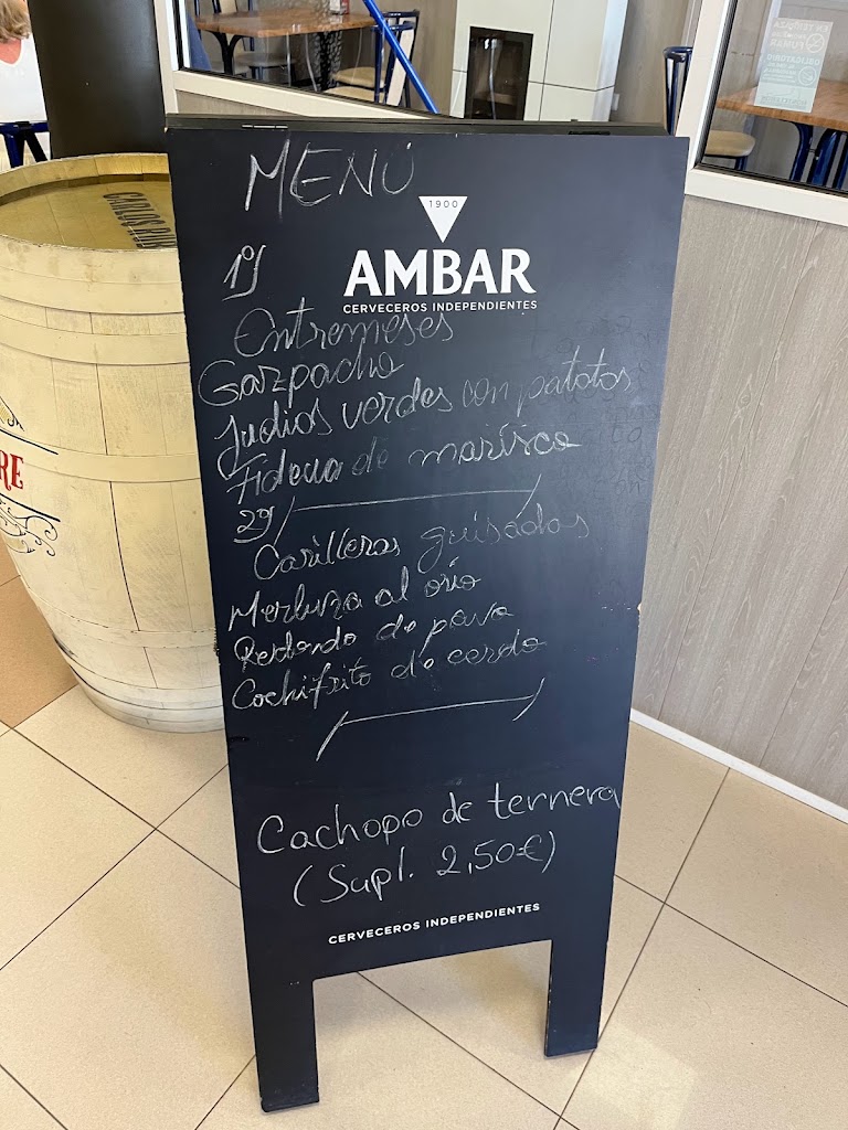 Restaurante La Charluca — Carta