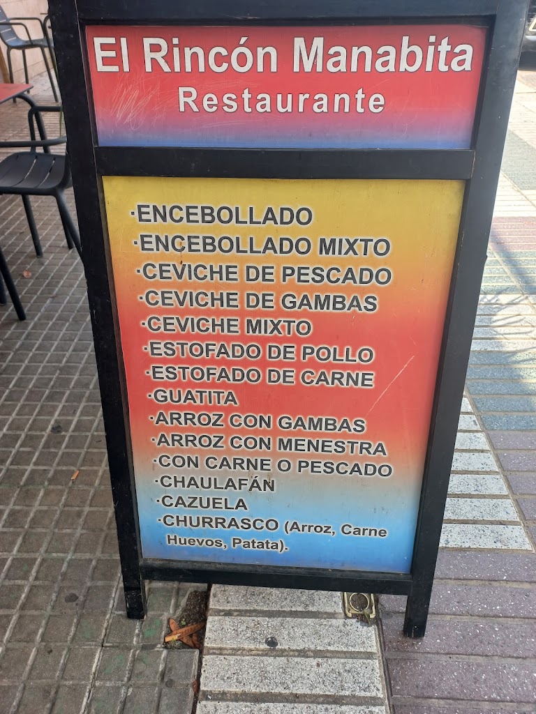 Rincon Manabita Eivissa — Carta
