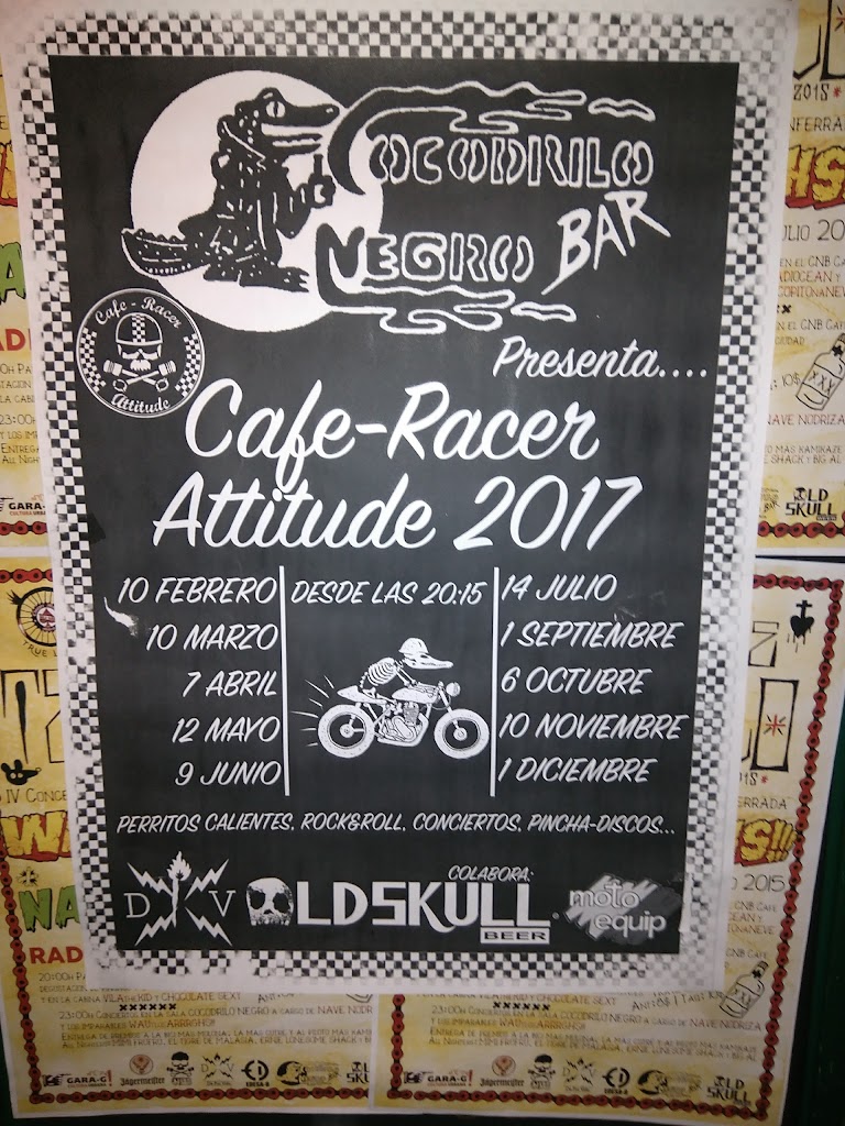 Cocodrilo Negro Bar — Carta