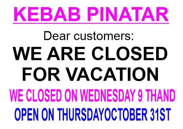 Kebab Pinatar — Del propietario