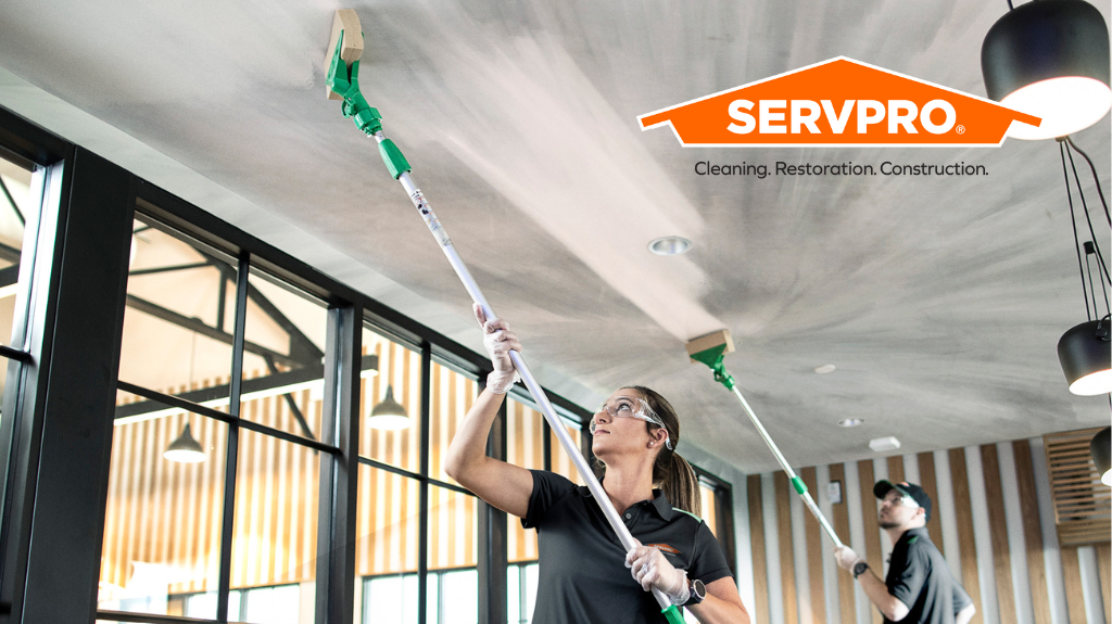 Water damage restoration service in Latham