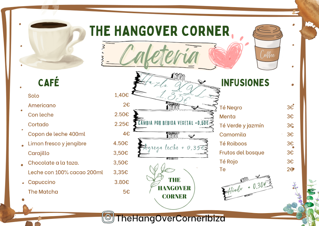 The Hangover Corner — Carta