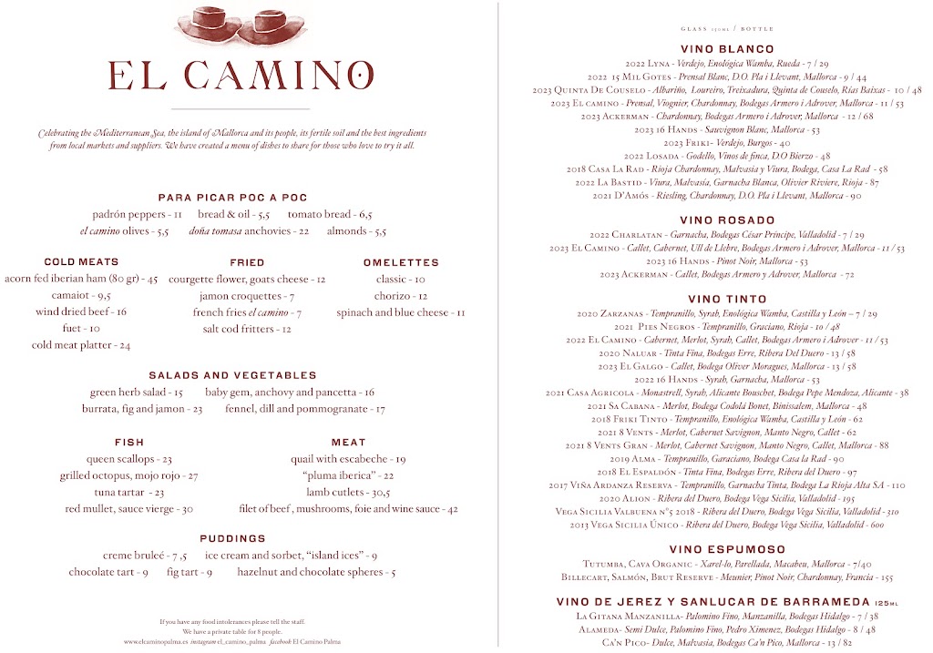 El Camino — Carta
