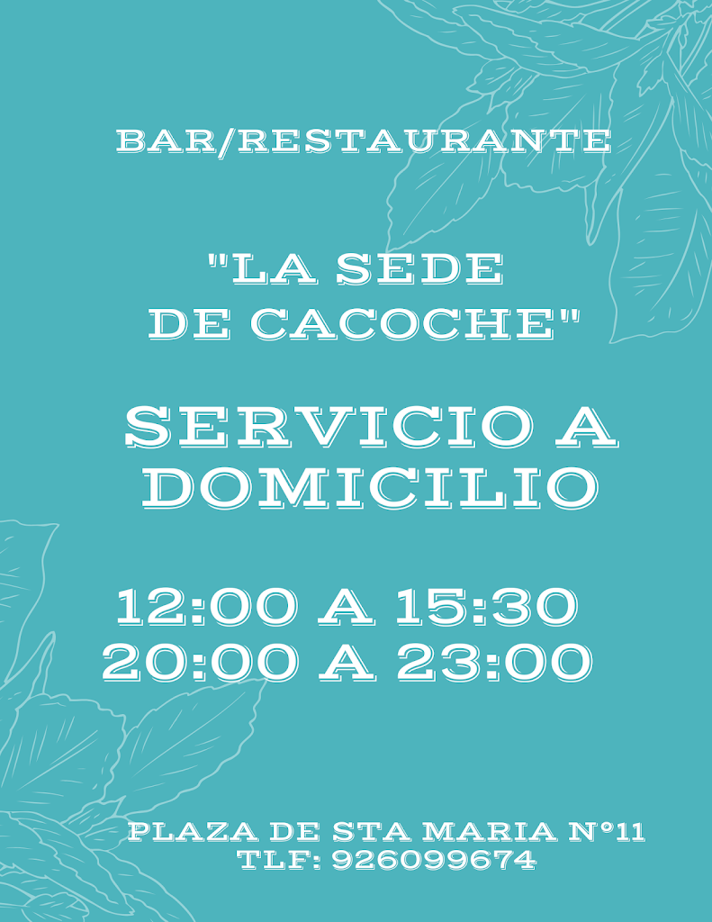 Bar/Restaurante La Sede de Cacoche — Del propietario