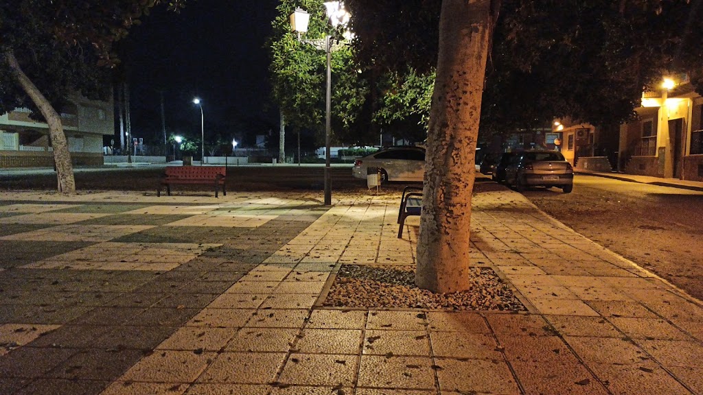 Plaza de los bancos de colores