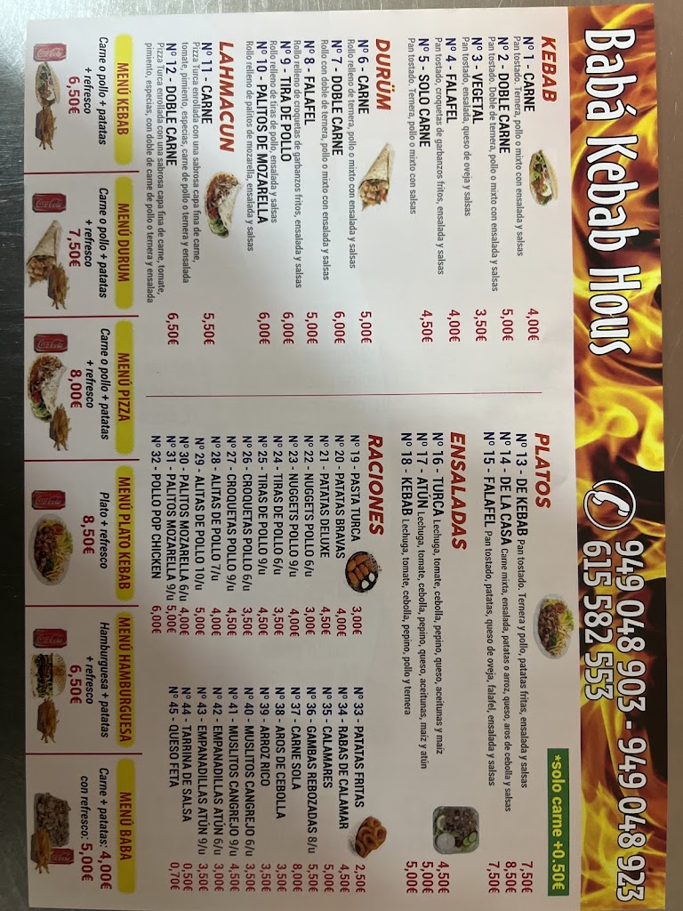 Baba kebab — Carta