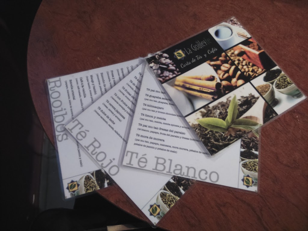 Teteria La Goulette — Carta