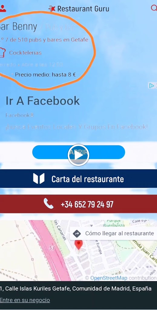 Bar Benny — Videos