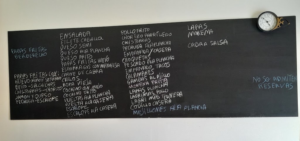 Bar Montecarlo Ca' Jose — Carta