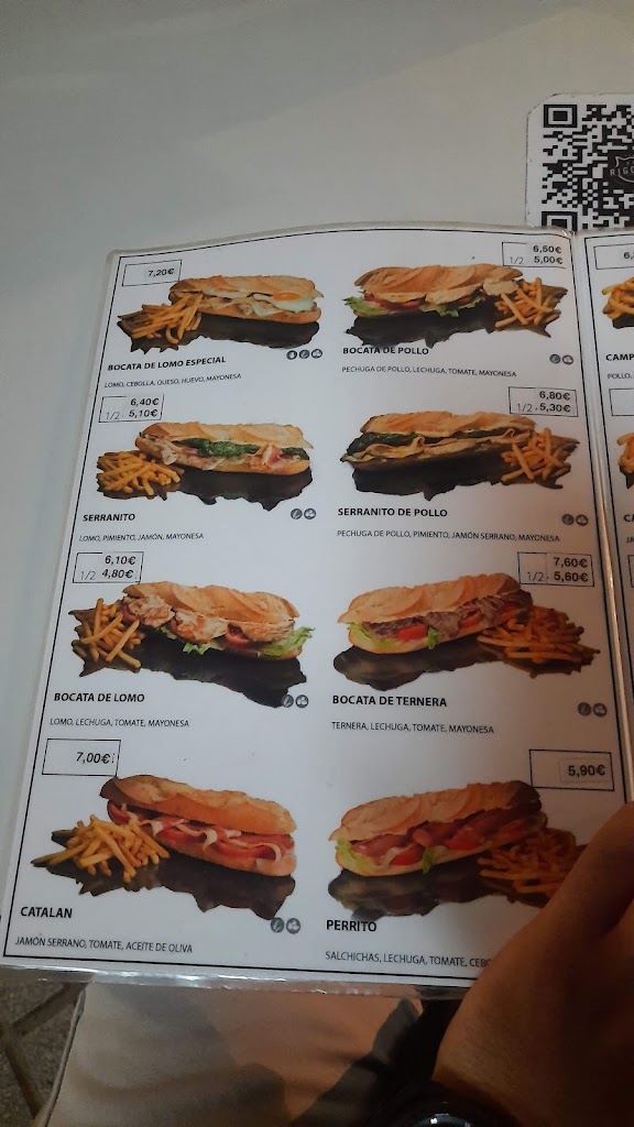 Bar Rigodon Fuengirola — Carta
