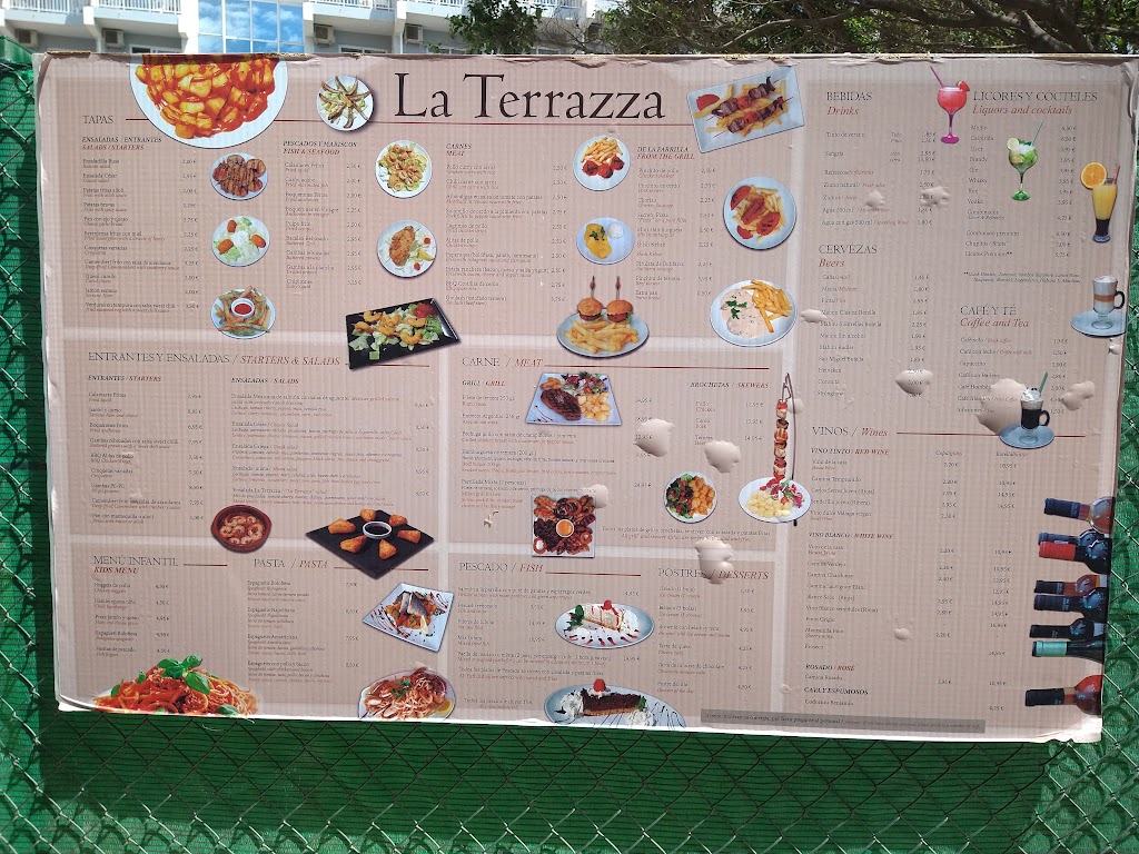 Tapas Bar Grill La Terraza — Carta