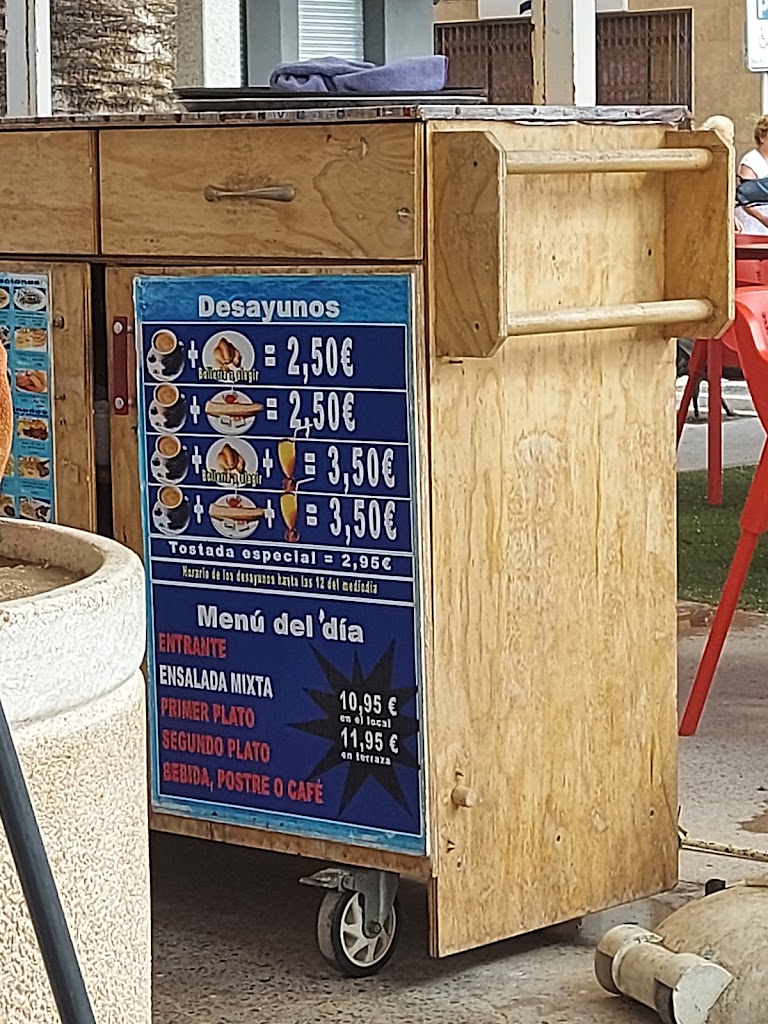 Restaurante-Bar Platja — Carta