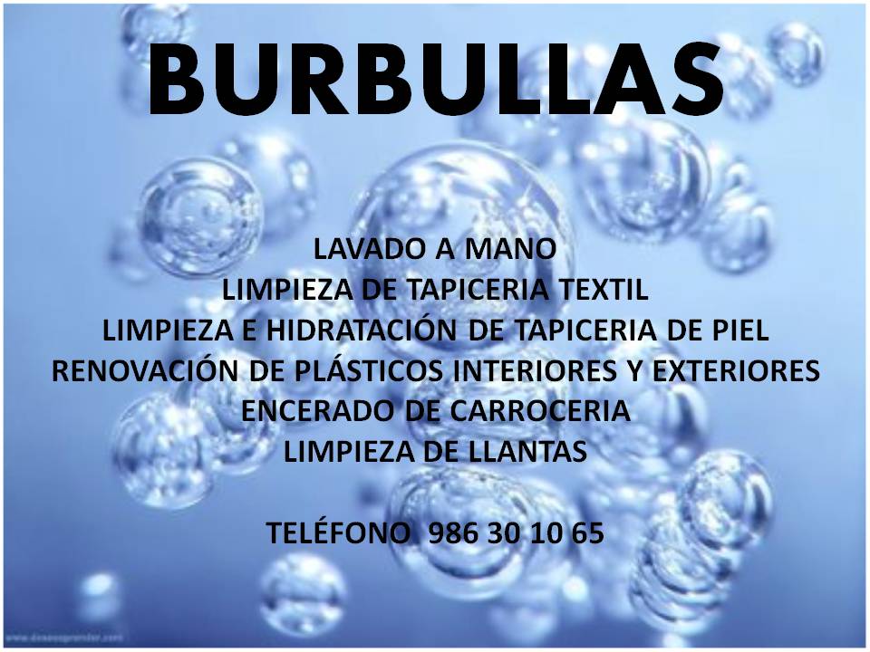 Lavado a man Burbullas — Del propietario