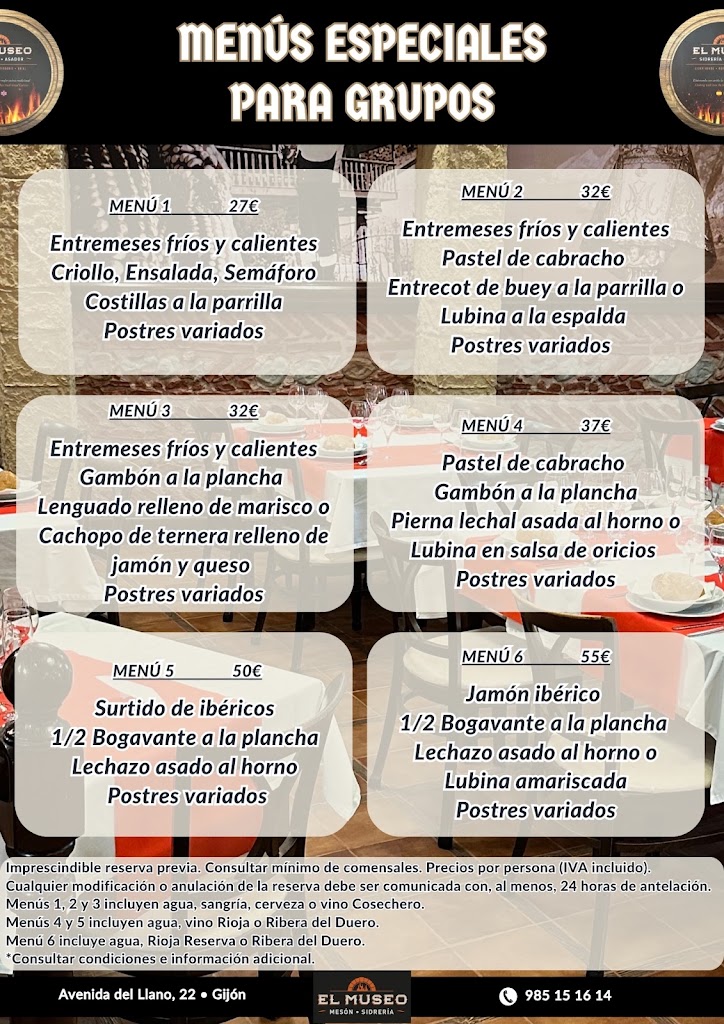 Meson El Museo — Carta