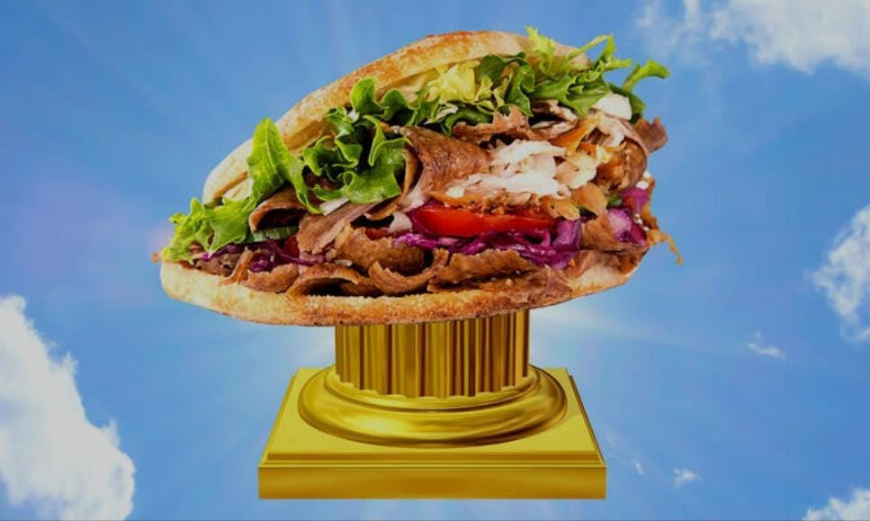 Kebab mejorada del campo hot & Tasty
