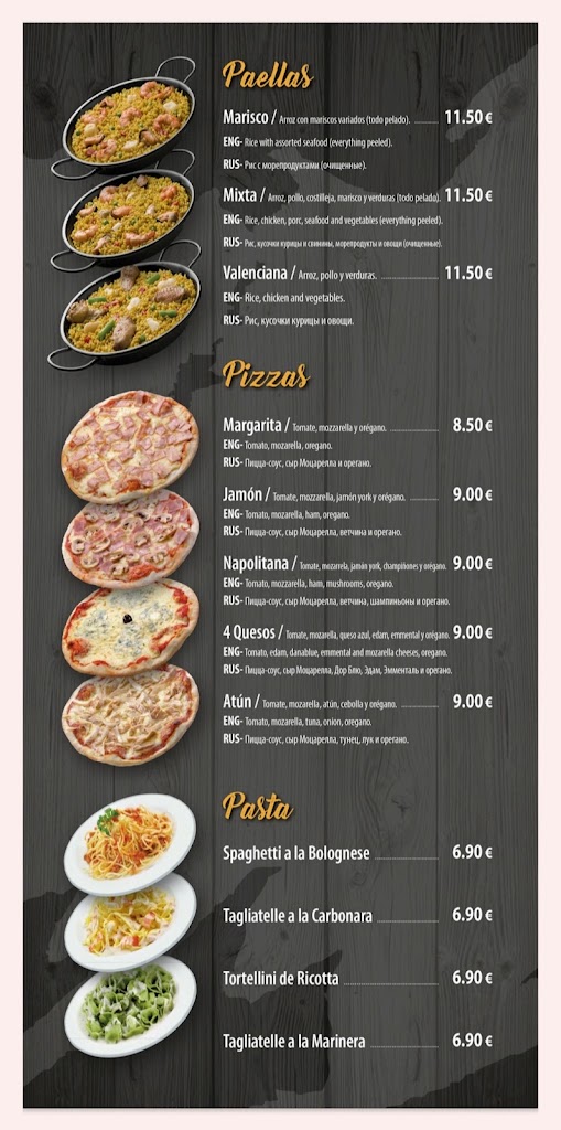 Cafeteria Snack - Bar JJ Friends — Carta