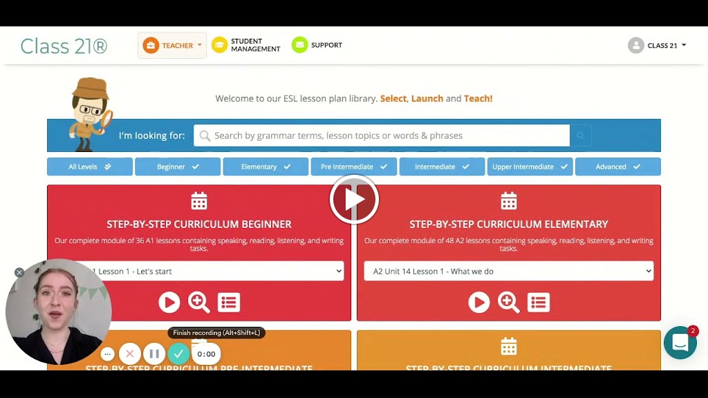 Class 21 English Academy — Videos