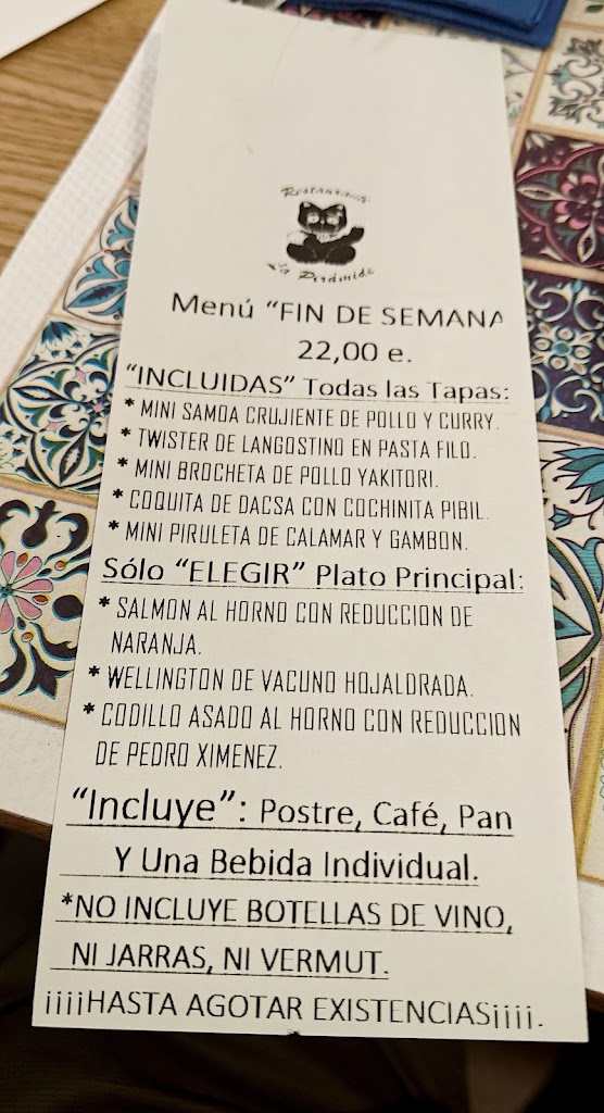 La Piramide, Gandia. Restaurante. — Mas recientes
