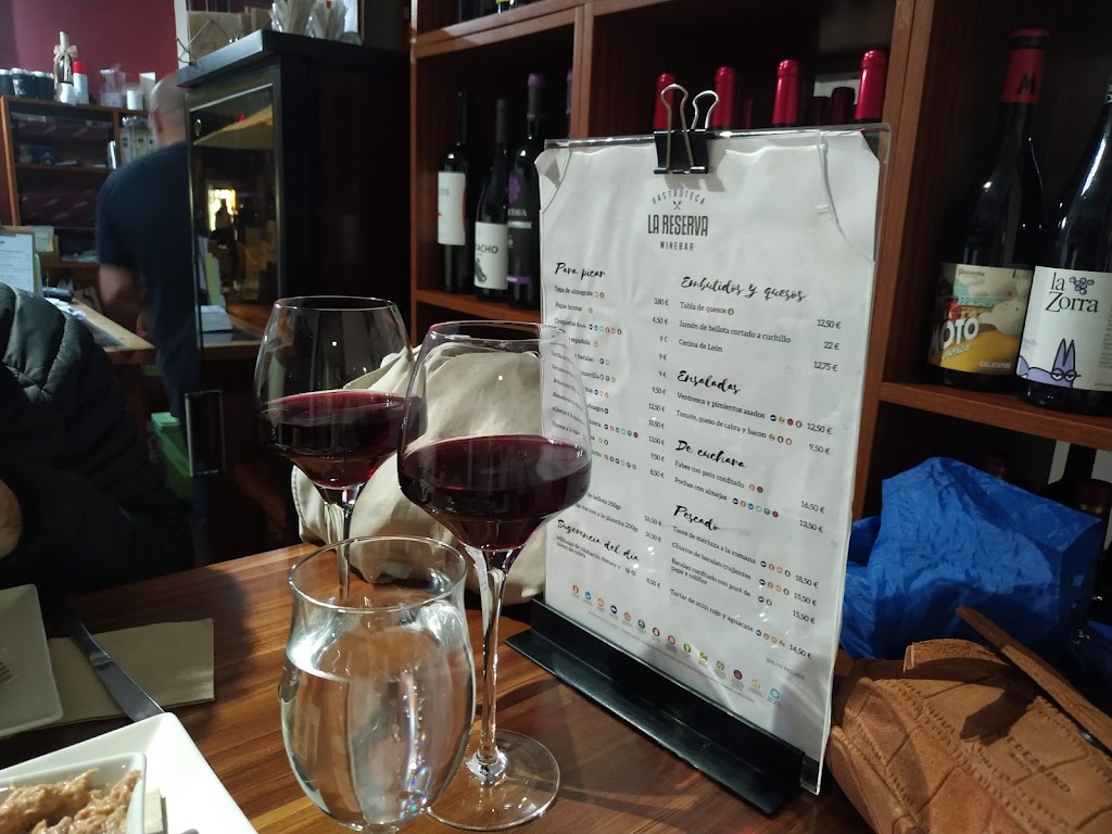 Restaurante y Vinoteca La Reserva — Carta