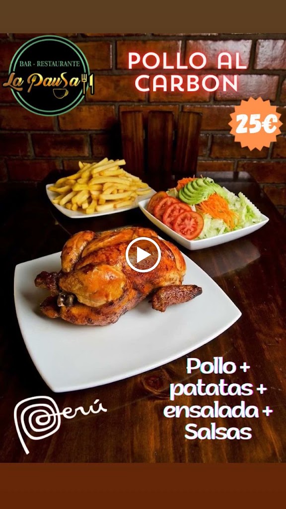 Restaurante La Pausa ( Cocina peruana y pollo al carbon) — Videos